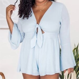 Pink Lily Soft Blue Knit Fabric